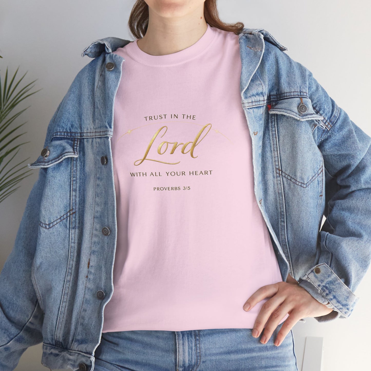 Faith Tee — "Trust in the Lord with All Your Heart" Christian Inspirational T‑Shirt