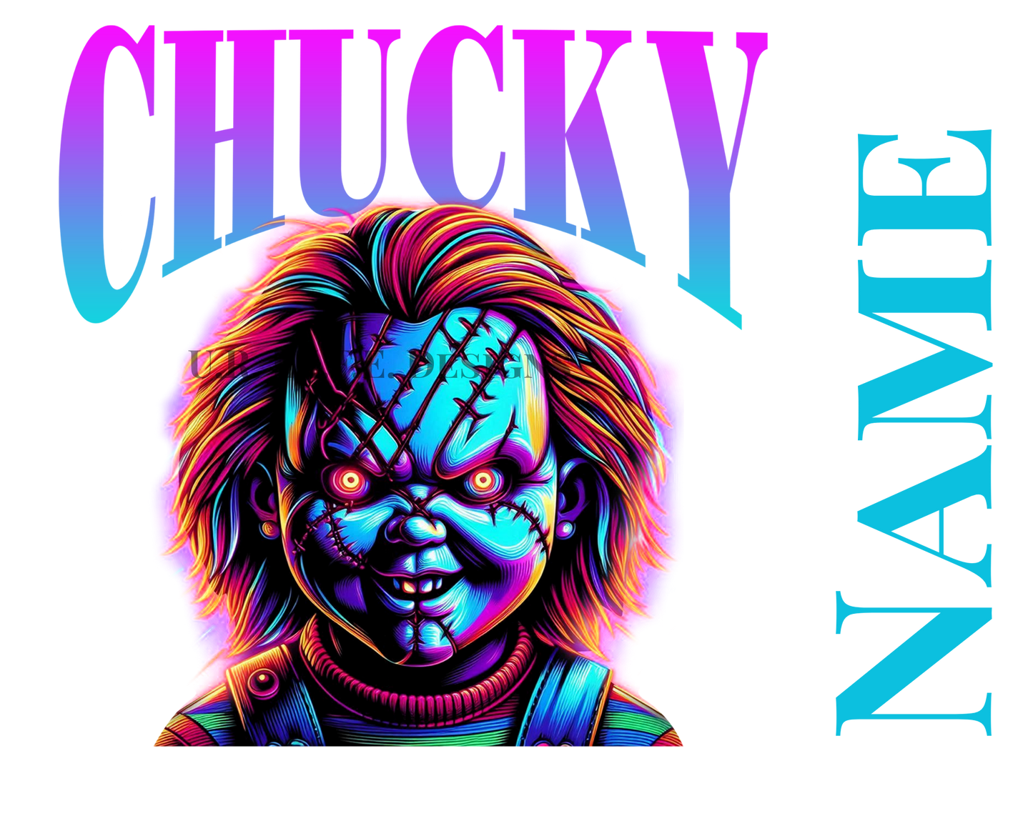 Penny Wise, Jason, Freddy, Chucky or Michael Custom Name 20oz Tumbler