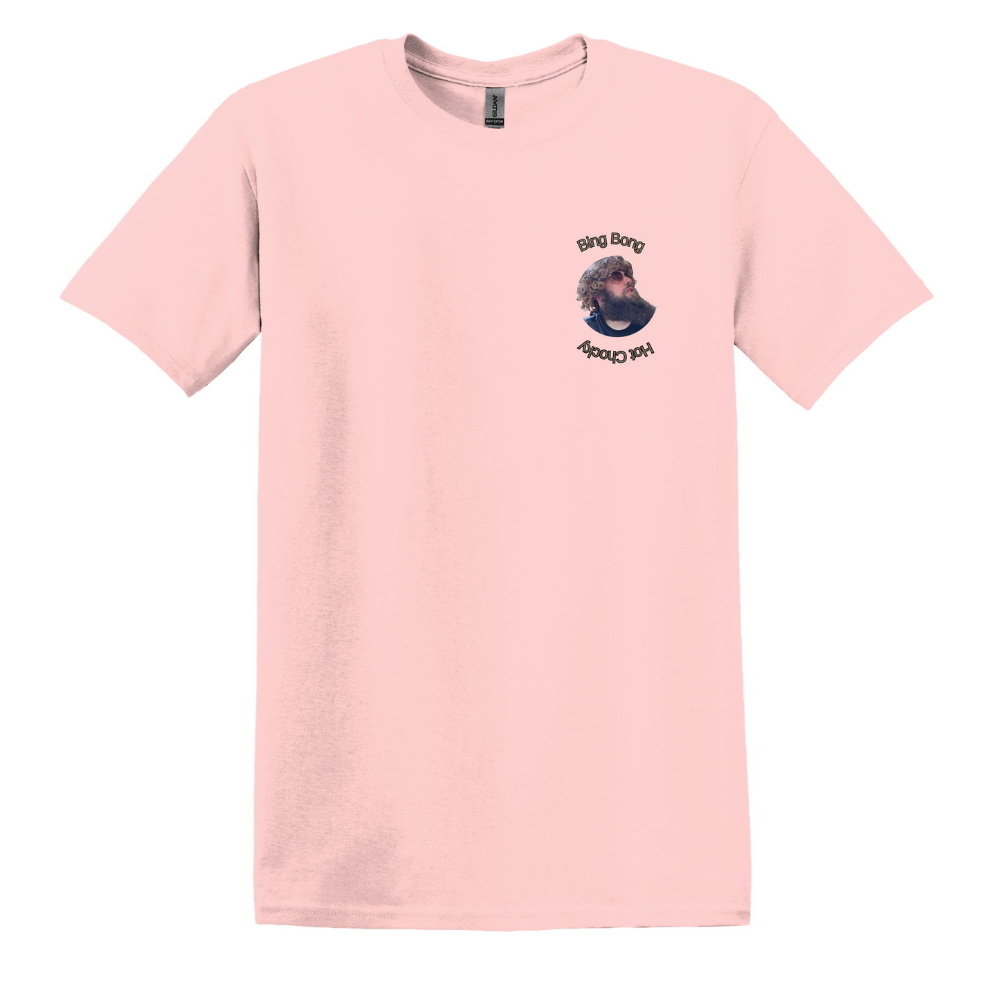 Couch Hopper Bing Bong Hot Chocky Pink Gilden Shirt