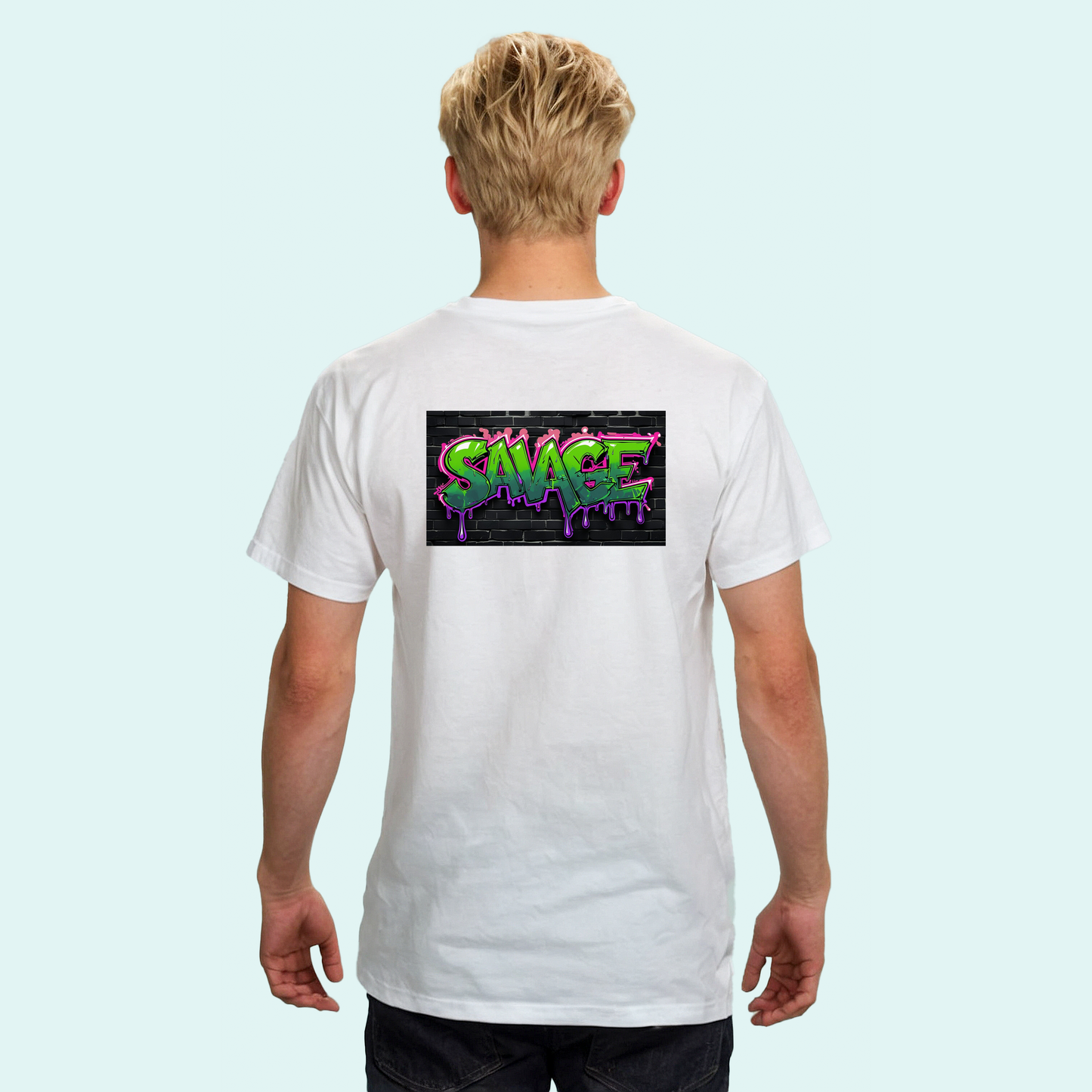 Gilden Savage T-shirt Off Screen Lean Lets get lit