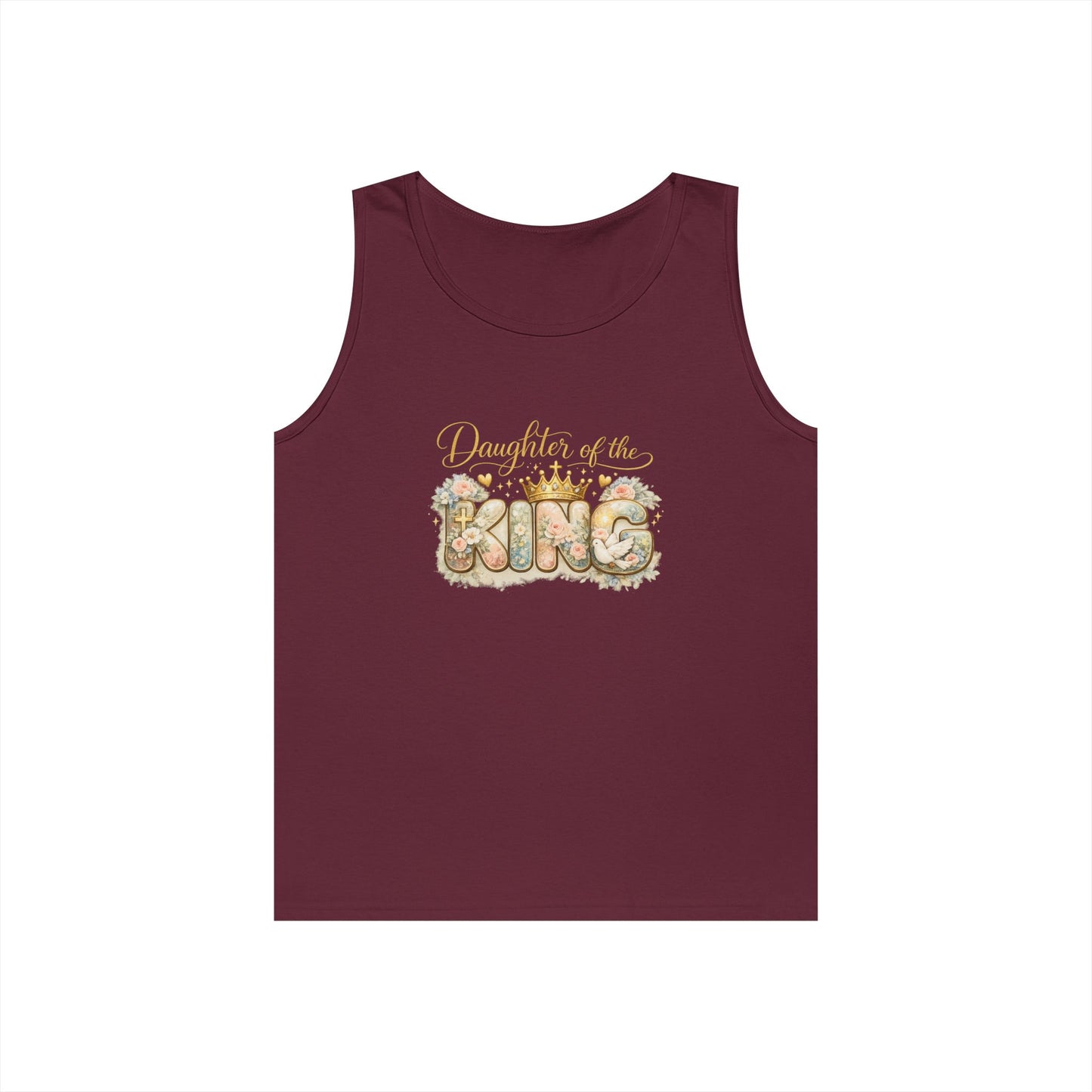 Daughter of the King Floral Tank Top