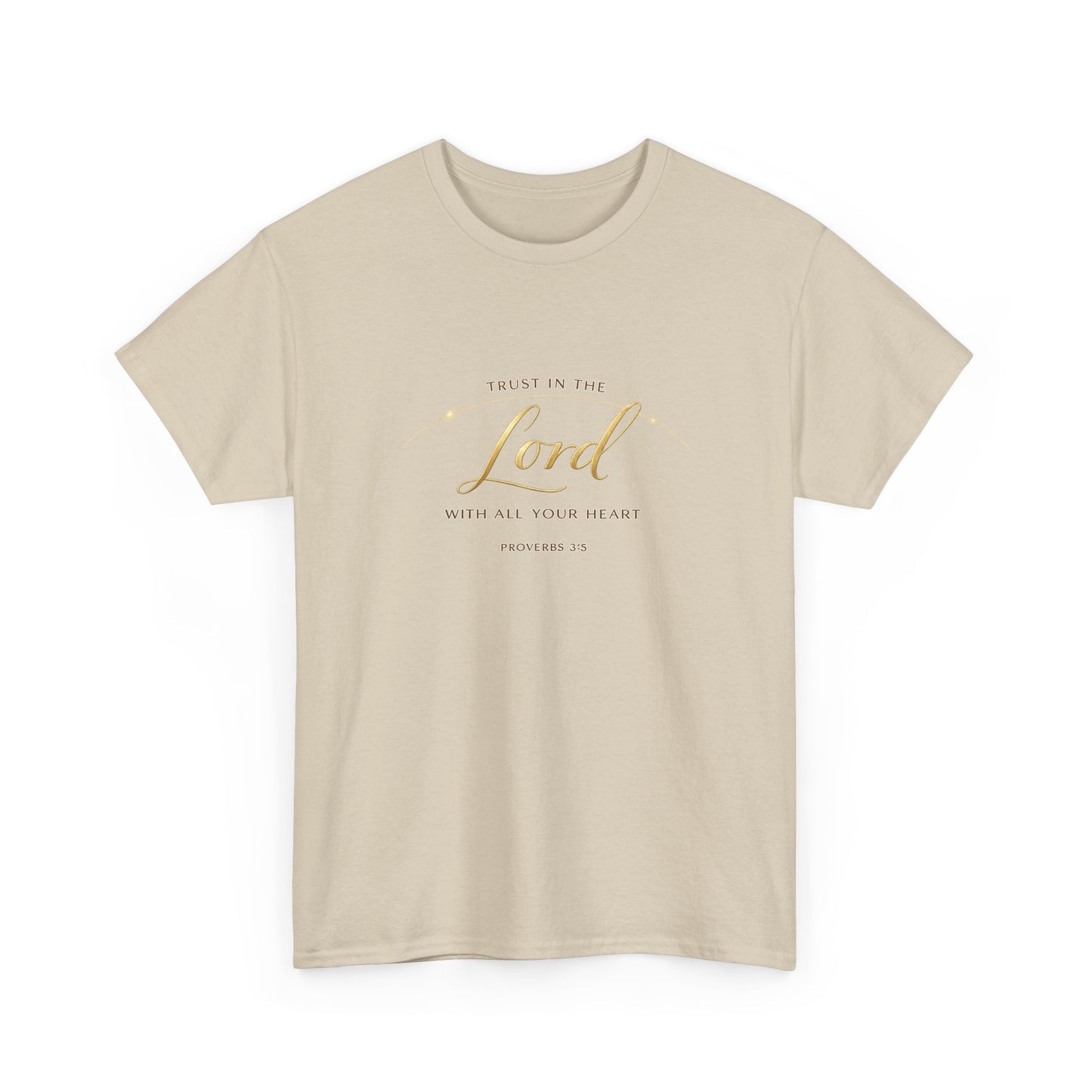 Faith Tee — "Trust in the Lord with All Your Heart" Christian Inspirational T‑Shirt