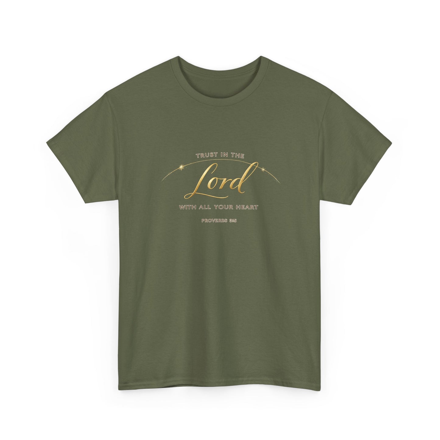 Faith Tee — "Trust in the Lord with All Your Heart" Christian Inspirational T‑Shirt