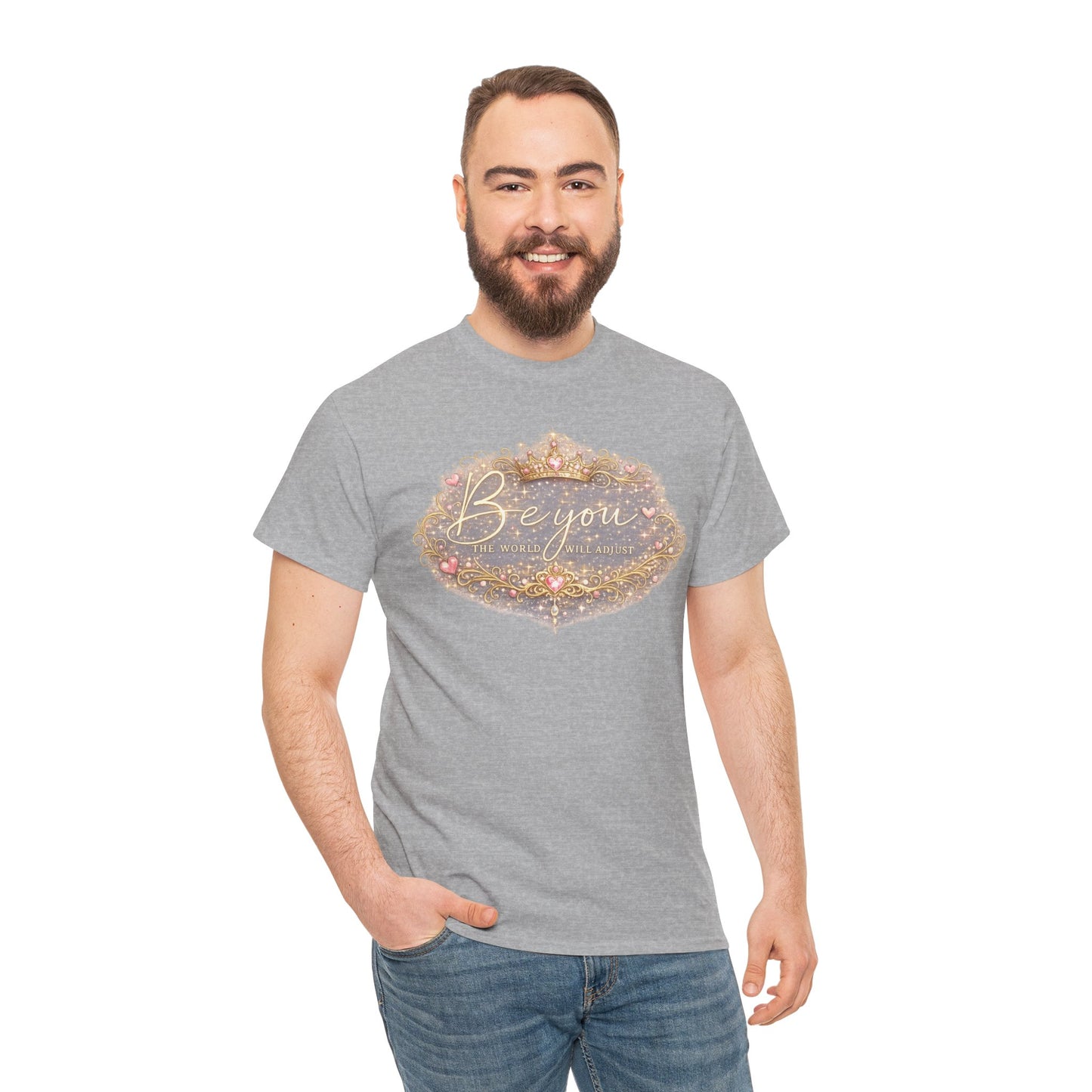 Be You Graphic T‑Shirt — Inspirational Sparkle Tee