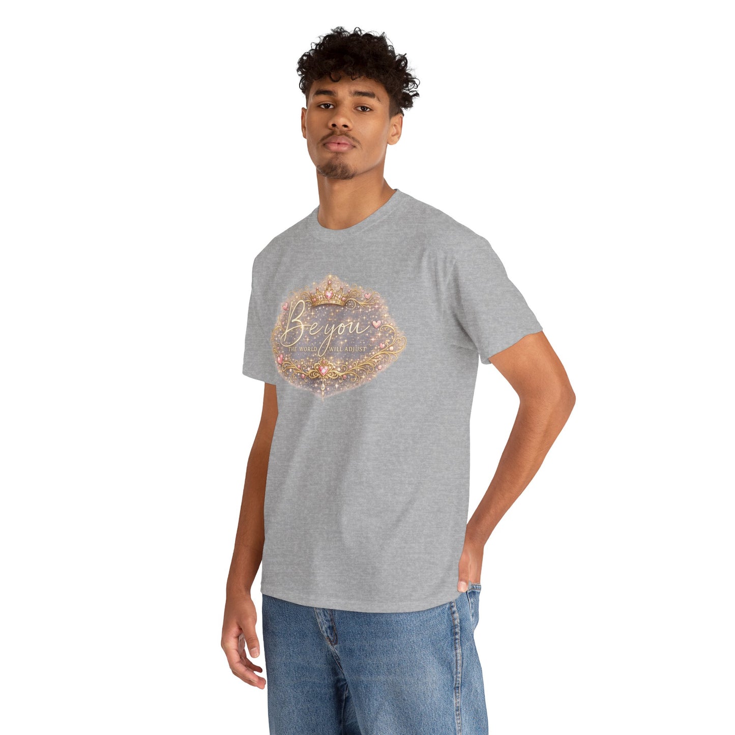 Be You Graphic T‑Shirt — Inspirational Sparkle Tee