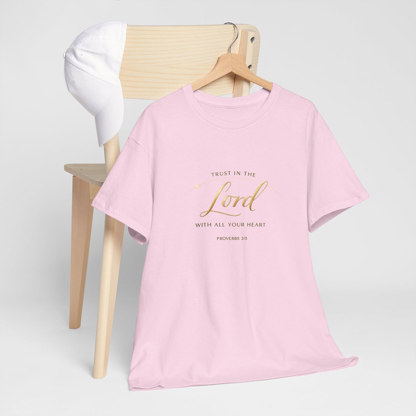 Faith Tee — "Trust in the Lord with All Your Heart" Christian Inspirational T‑Shirt