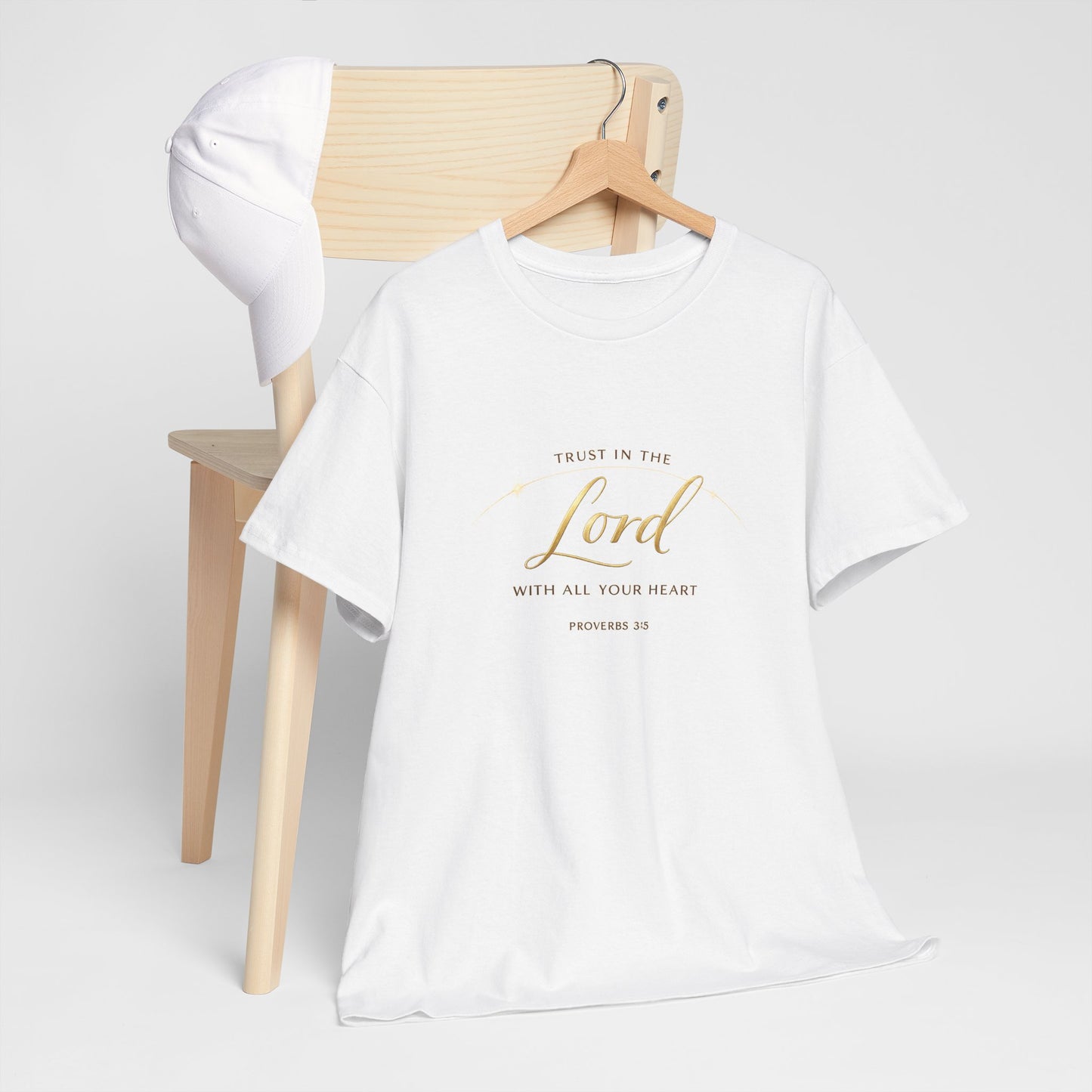 Faith Tee — "Trust in the Lord with All Your Heart" Christian Inspirational T‑Shirt