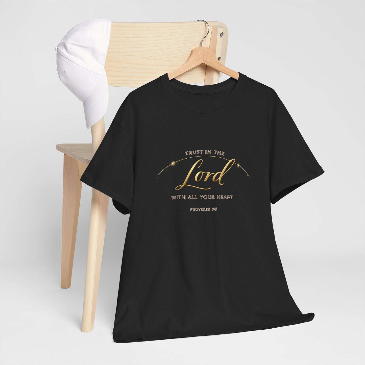 Faith Tee — "Trust in the Lord with All Your Heart" Christian Inspirational T‑Shirt