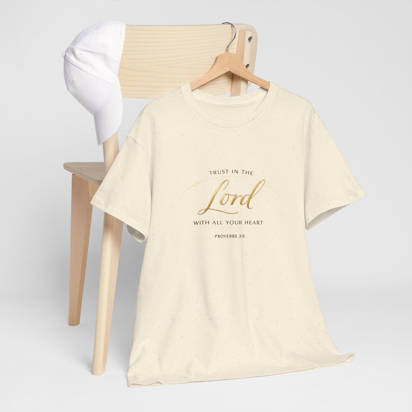 Faith Tee — "Trust in the Lord with All Your Heart" Christian Inspirational T‑Shirt
