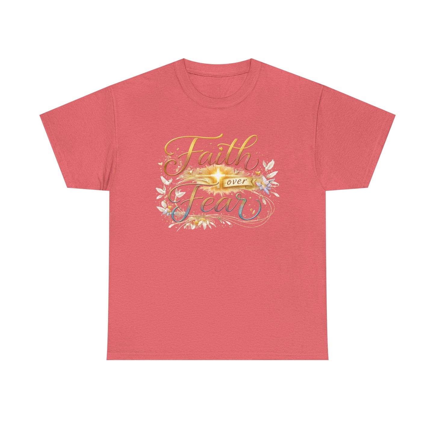 Faith Over Fear T-Shirt — Inspirational Christian Graphic Tee