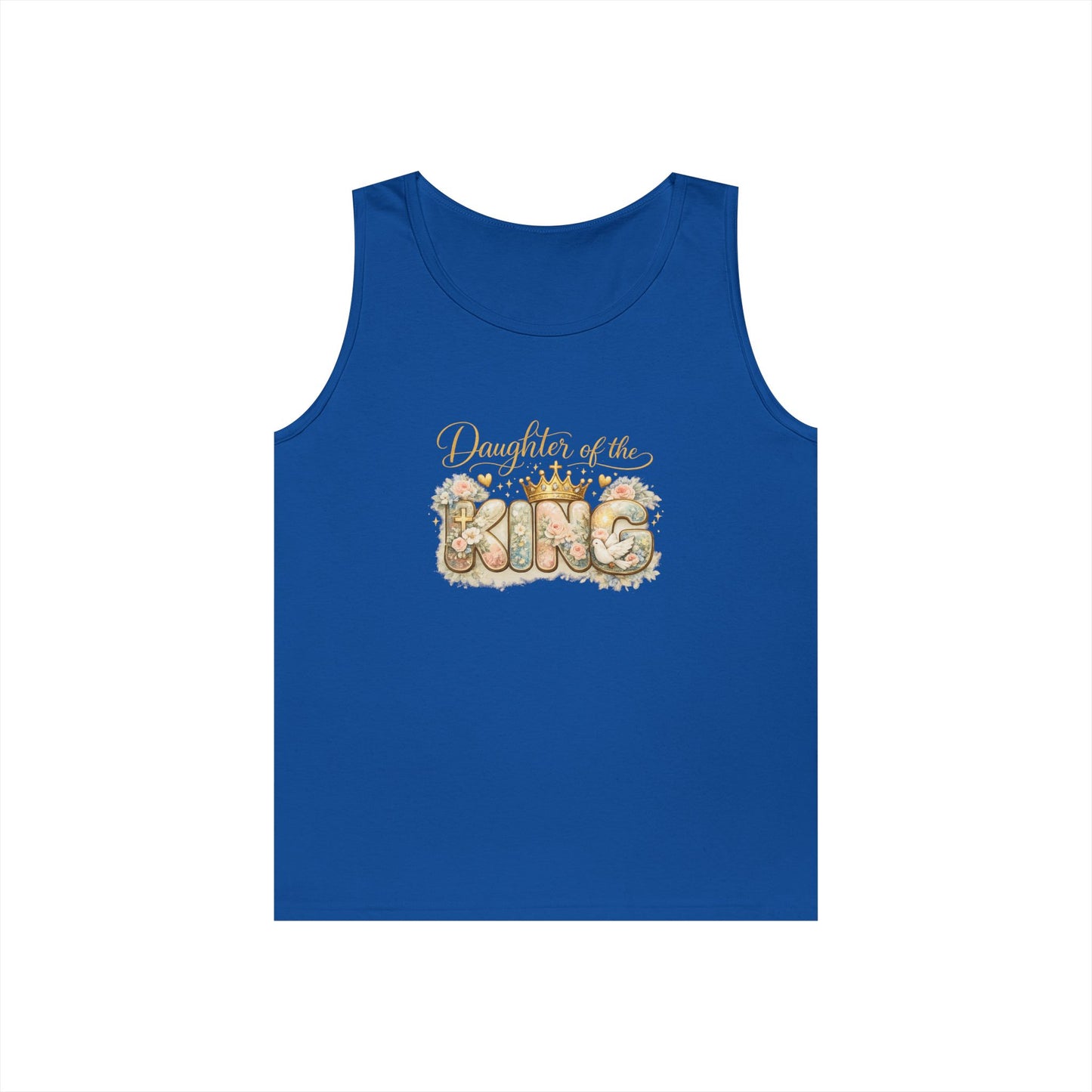 Daughter of the King Floral Tank Top