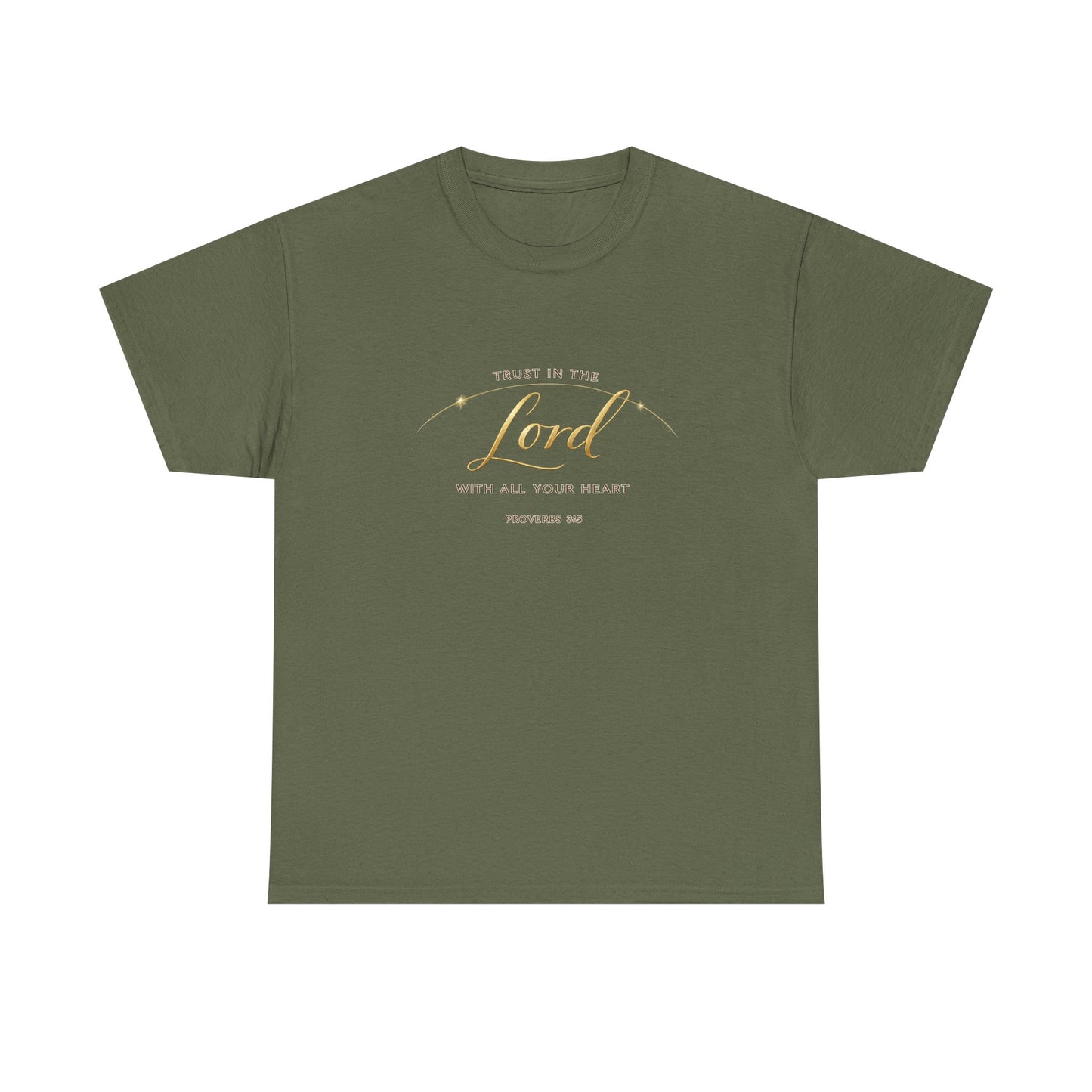 Faith Tee — "Trust in the Lord with All Your Heart" Christian Inspirational T‑Shirt