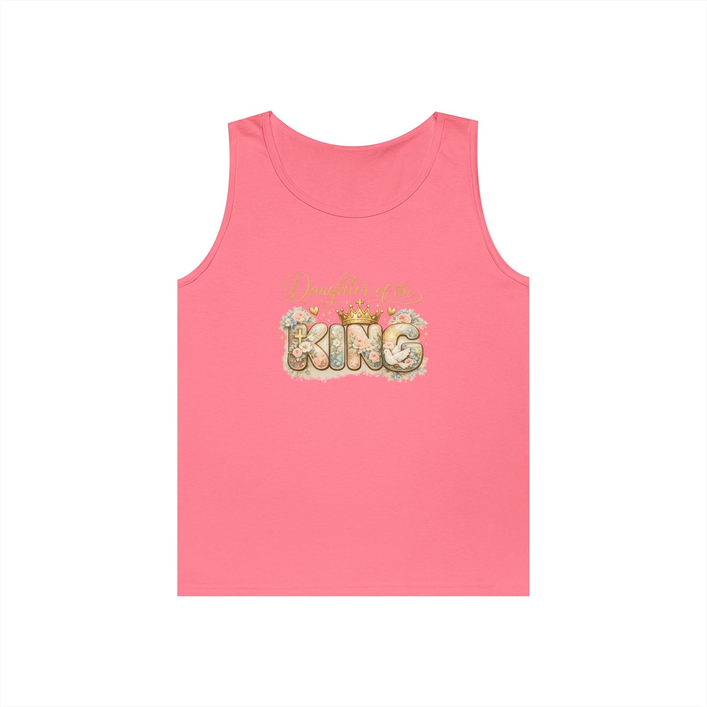 Daughter of the King Floral Tank Top