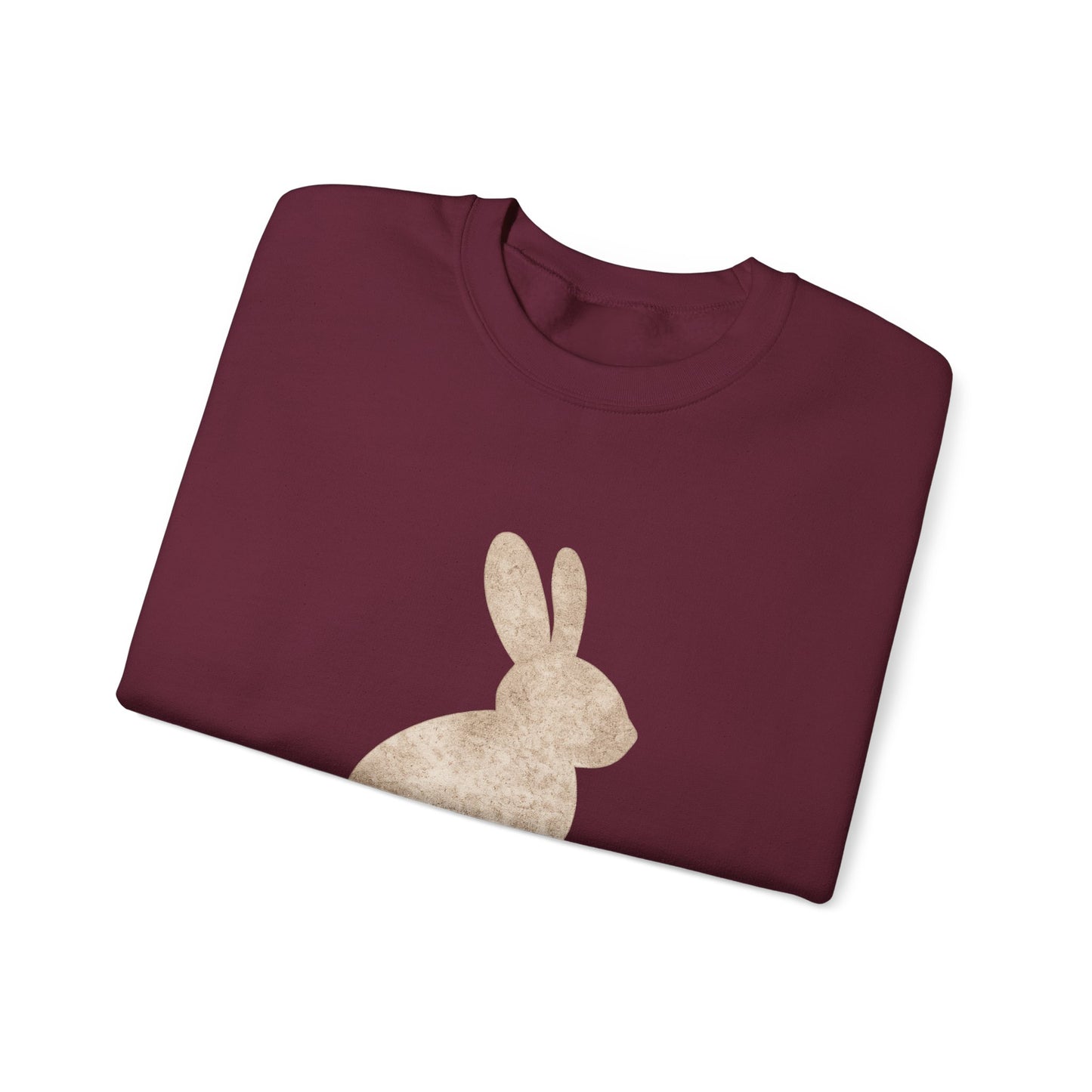 Soft But Strong bunny sweatshirt | vintage rabbit illustration, neutral cozy pullover