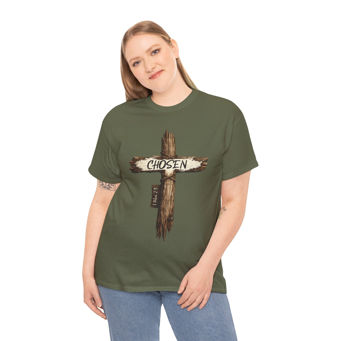 Chosen Cross T‑Shirt — Christian Faith Graphic Tee