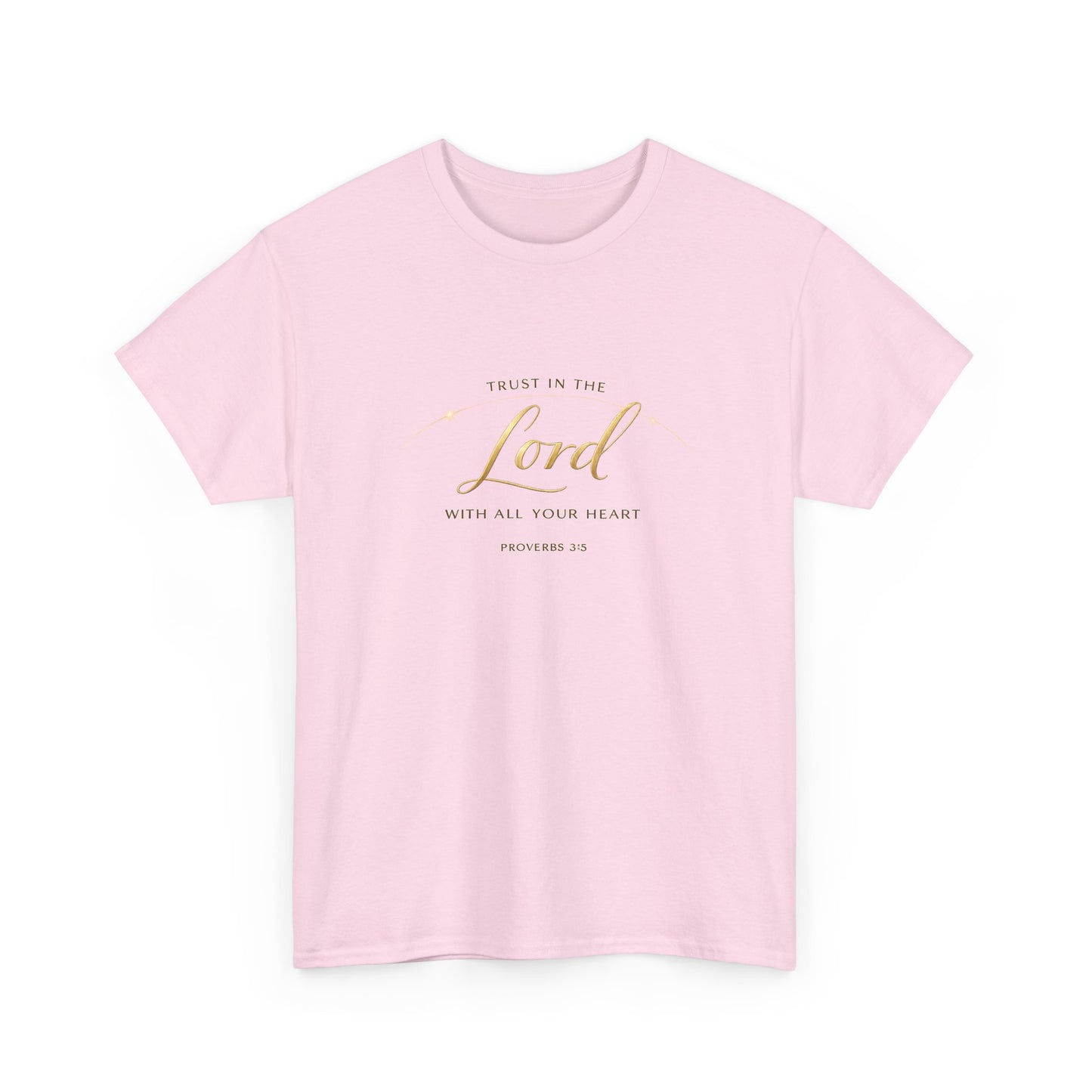 Faith Tee — "Trust in the Lord with All Your Heart" Christian Inspirational T‑Shirt