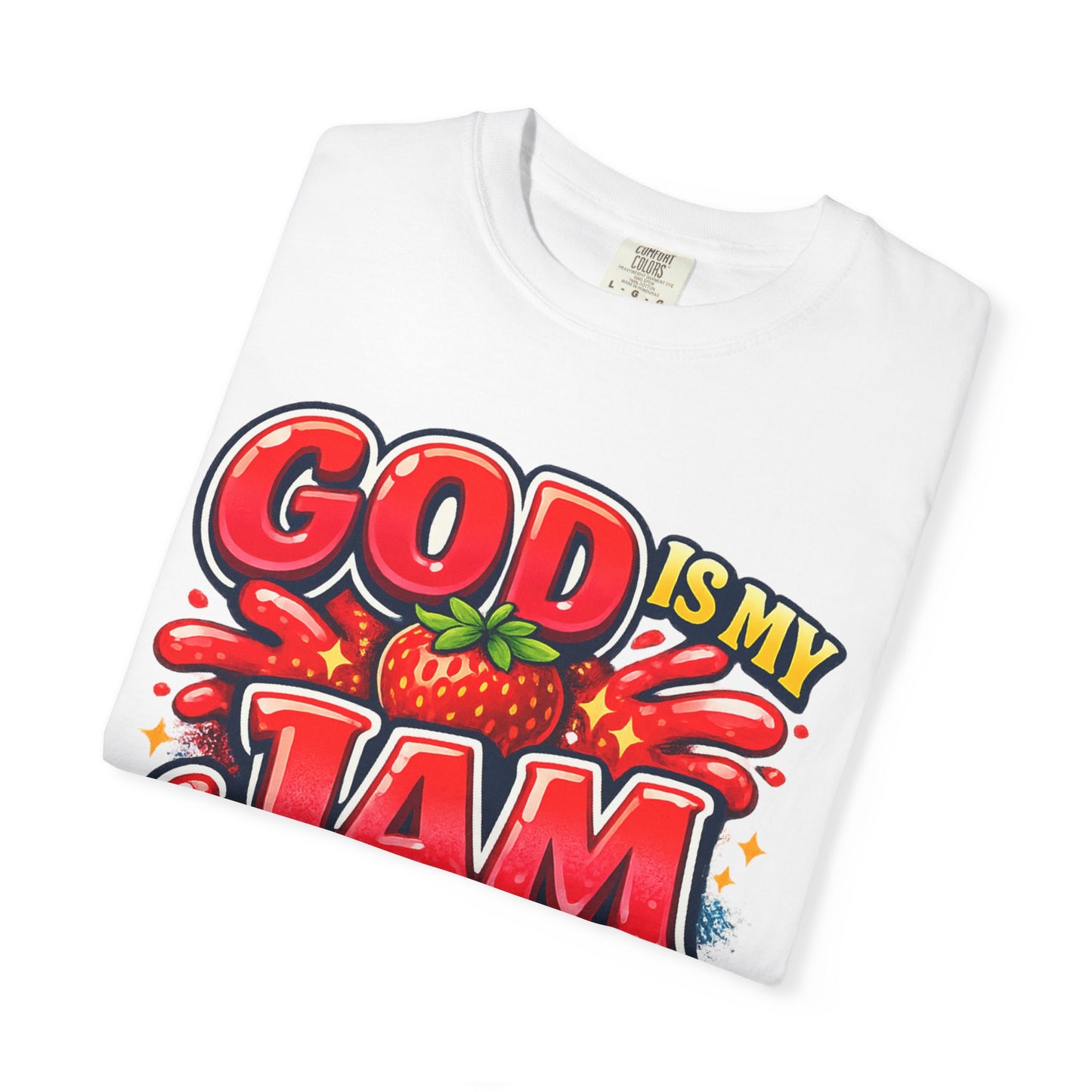 God Is My Jam T-Shirt — "God Is My Jam & I’m Here to Spread It" Christian Graphic Tee