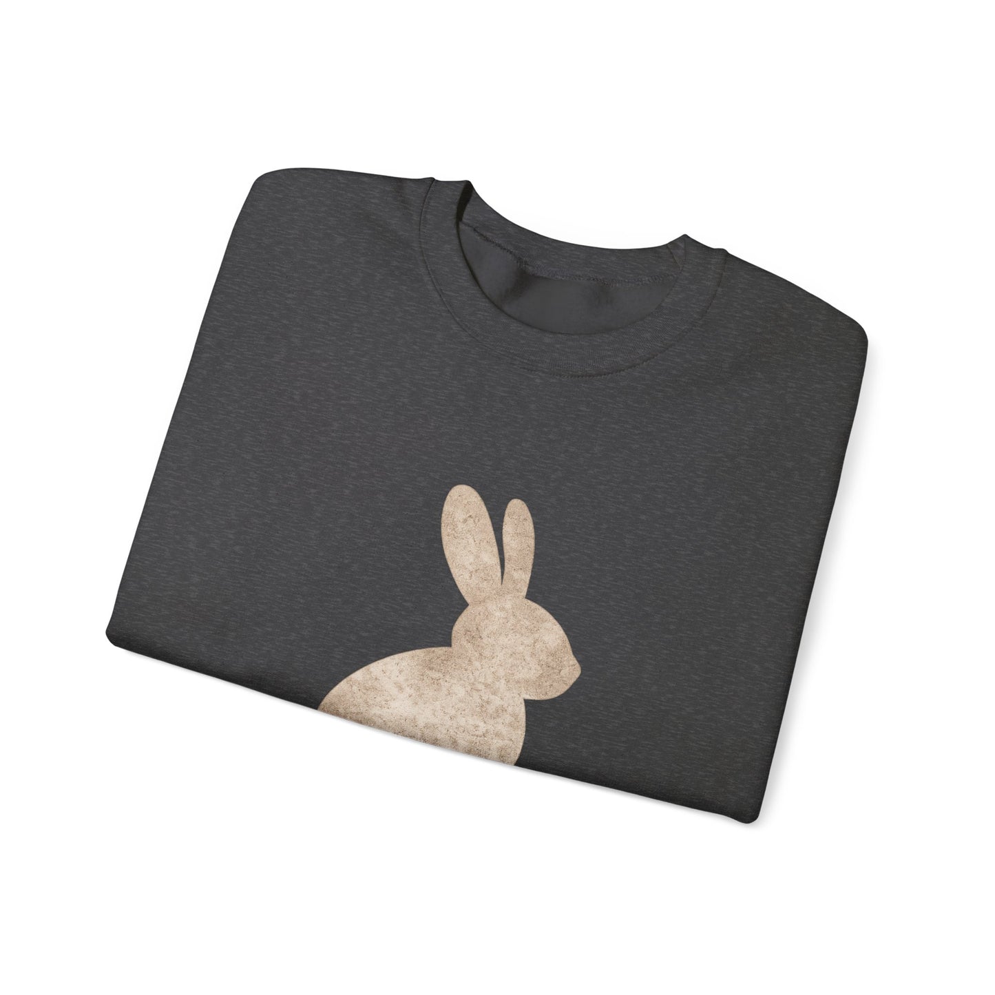 Soft But Strong bunny sweatshirt | vintage rabbit illustration, neutral cozy pullover