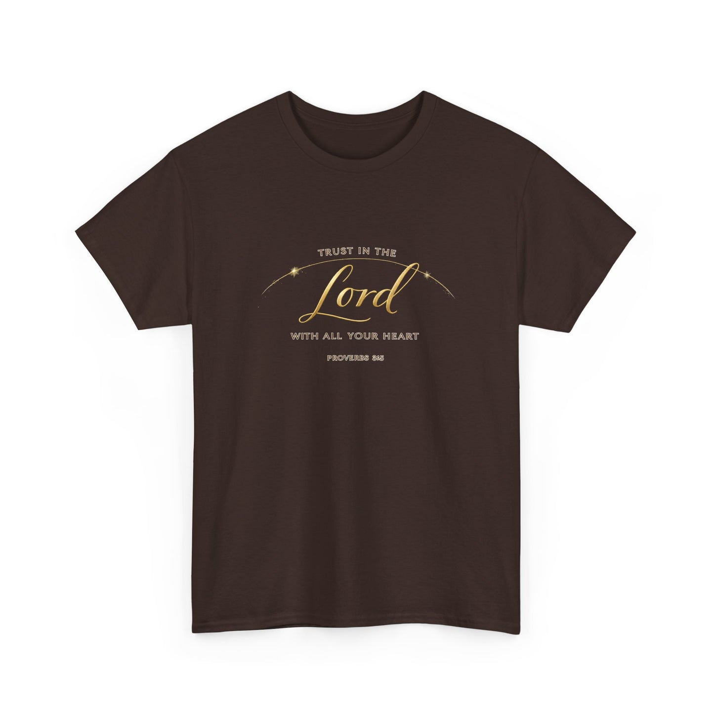 Faith Tee — "Trust in the Lord with All Your Heart" Christian Inspirational T‑Shirt