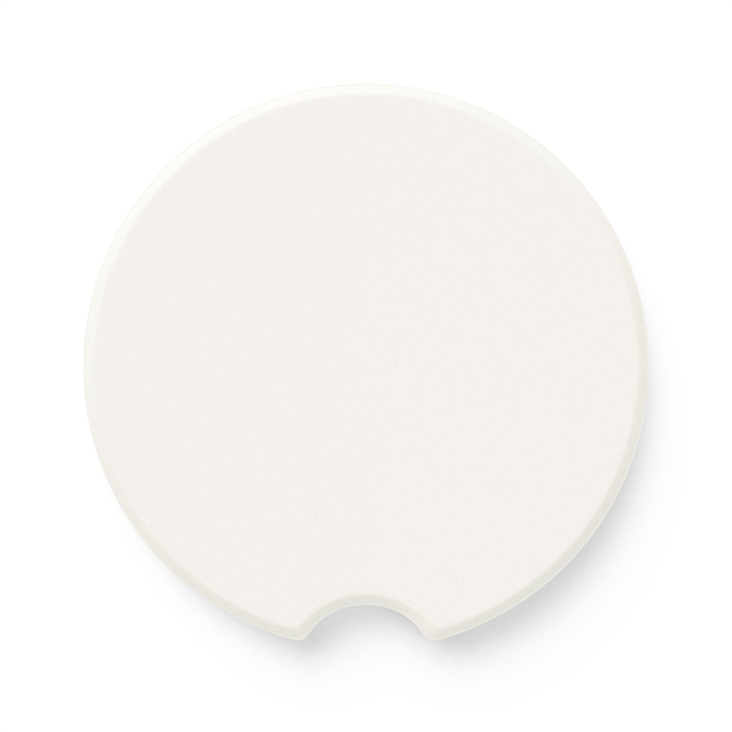 Faith Floral Car Coaster — Colorful Cross & Butterflies Soapstone Car Coaster