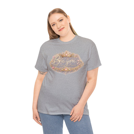 Be You Graphic T‑Shirt — Inspirational Sparkle Tee