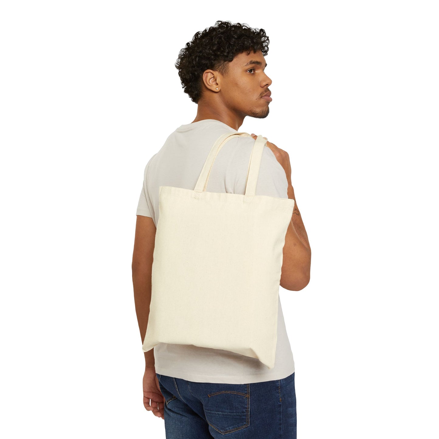 Floral Sunshine Canvas Tote — "You Are My Sunshine" Spring Market Bag