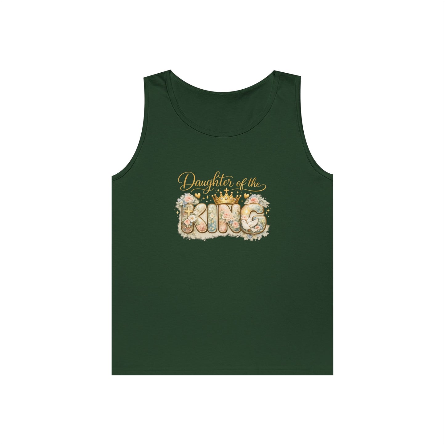 Daughter of the King Floral Tank Top