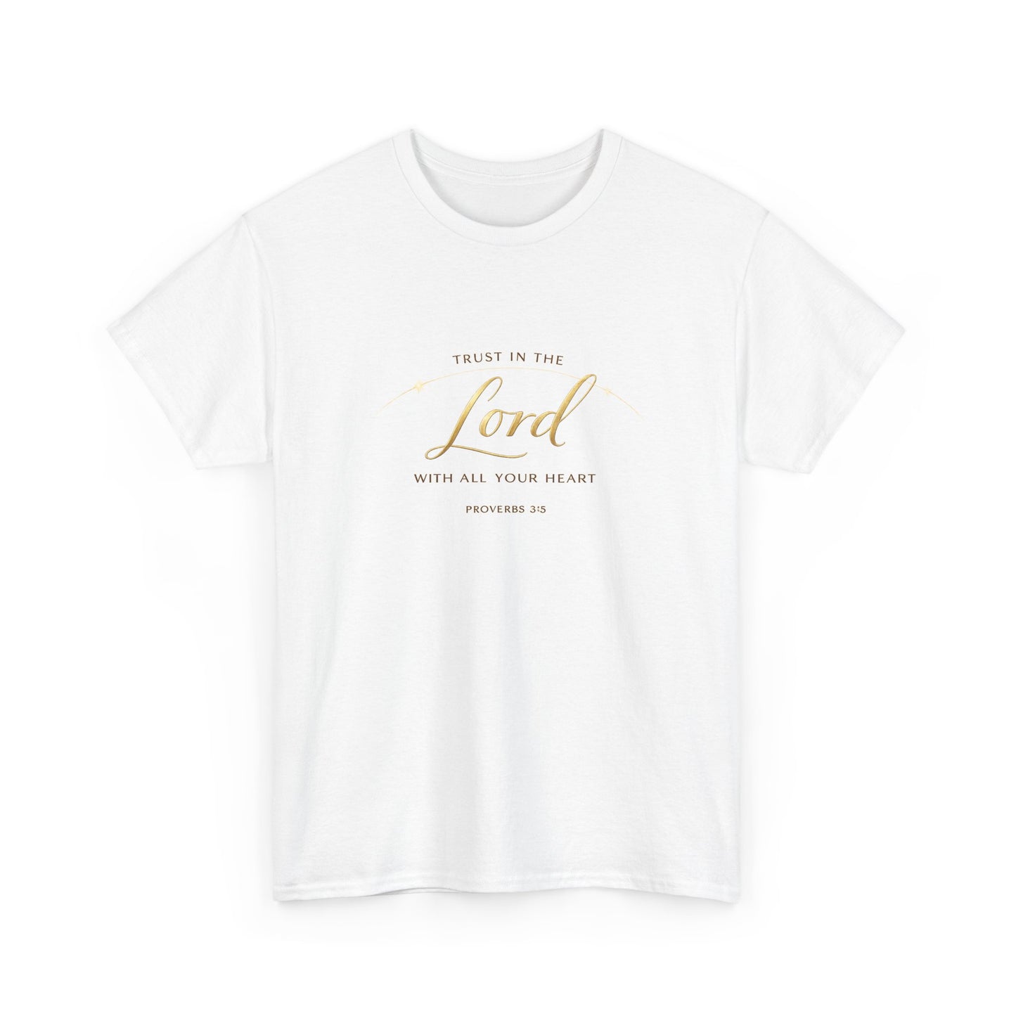 Faith Tee — "Trust in the Lord with All Your Heart" Christian Inspirational T‑Shirt