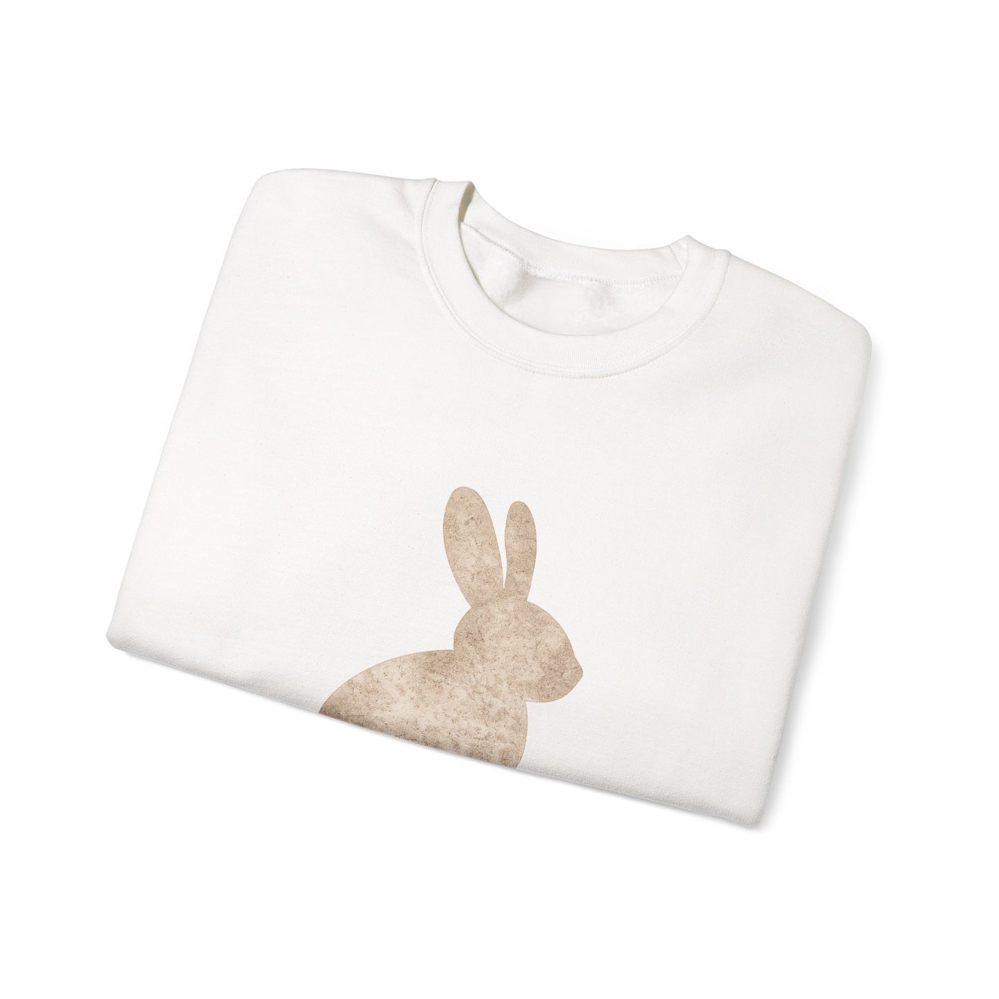 Soft But Strong bunny sweatshirt | vintage rabbit illustration, neutral cozy pullover