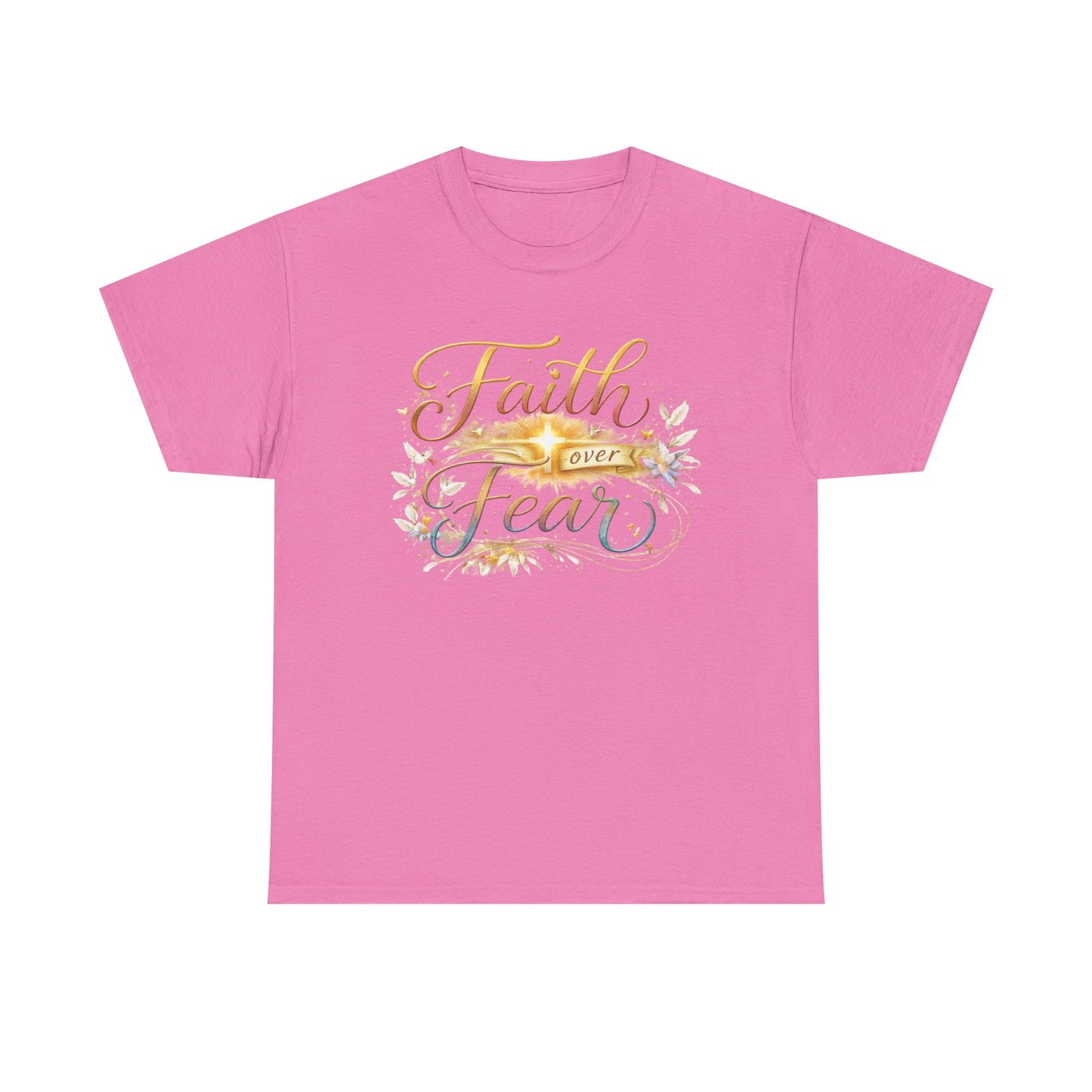 Faith Over Fear T-Shirt — Inspirational Christian Graphic Tee