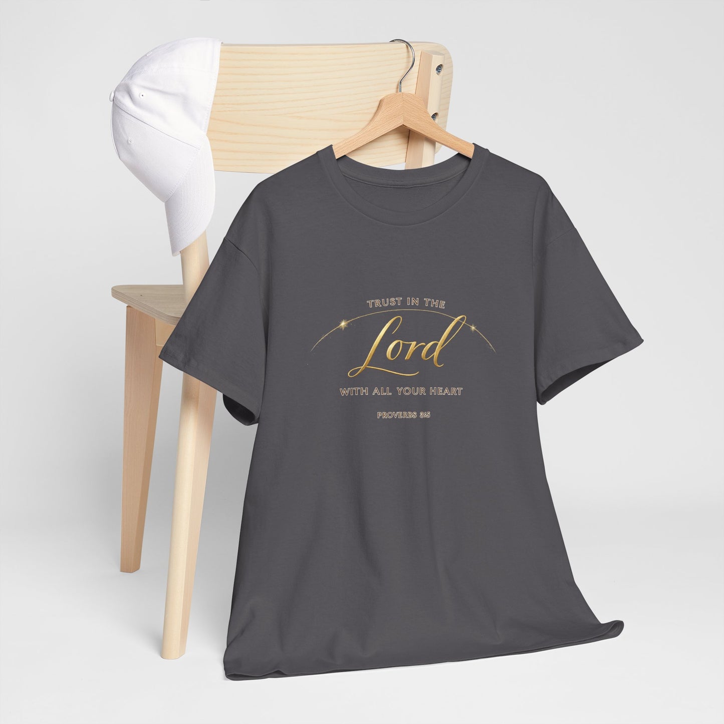 Faith Tee — "Trust in the Lord with All Your Heart" Christian Inspirational T‑Shirt