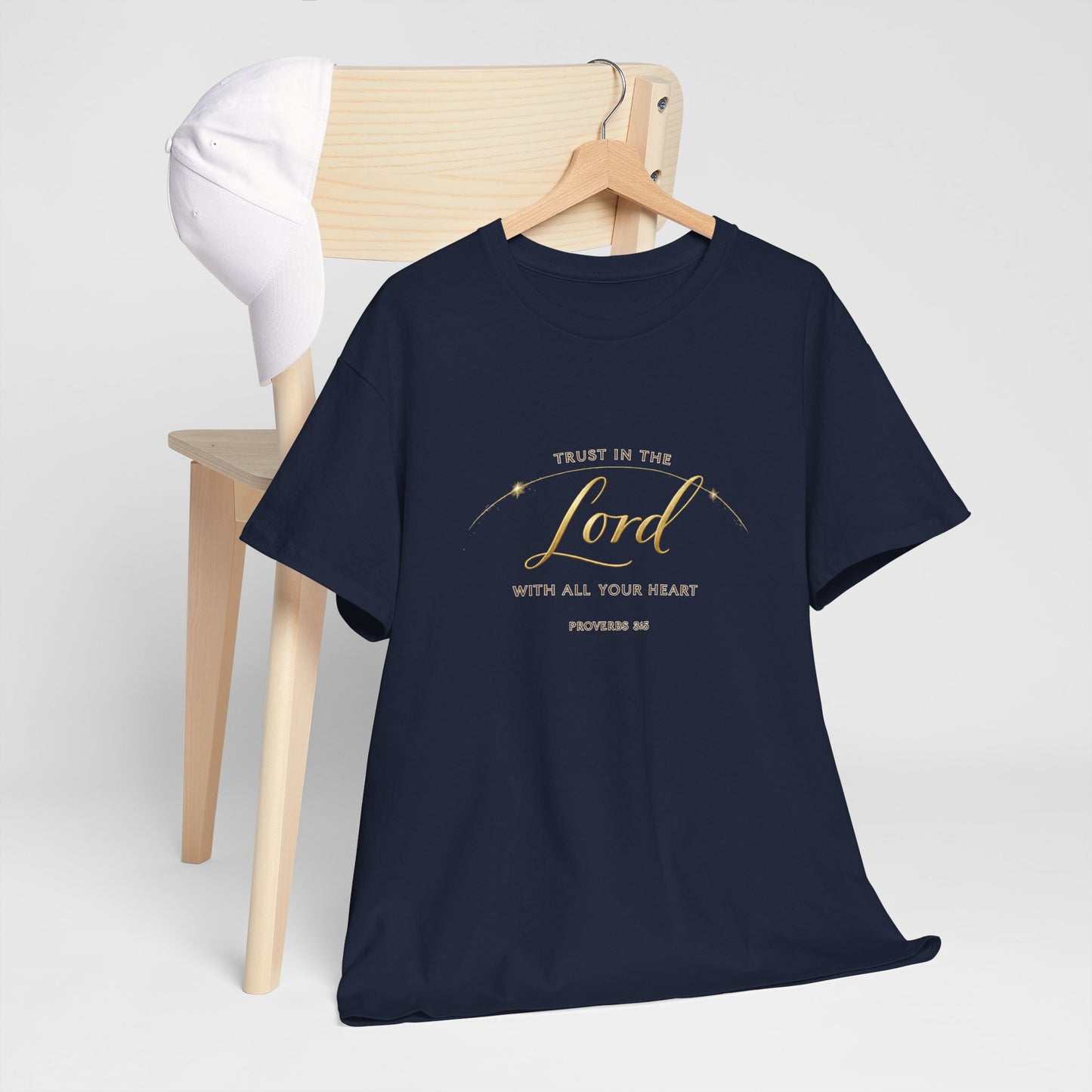 Faith Tee — "Trust in the Lord with All Your Heart" Christian Inspirational T‑Shirt