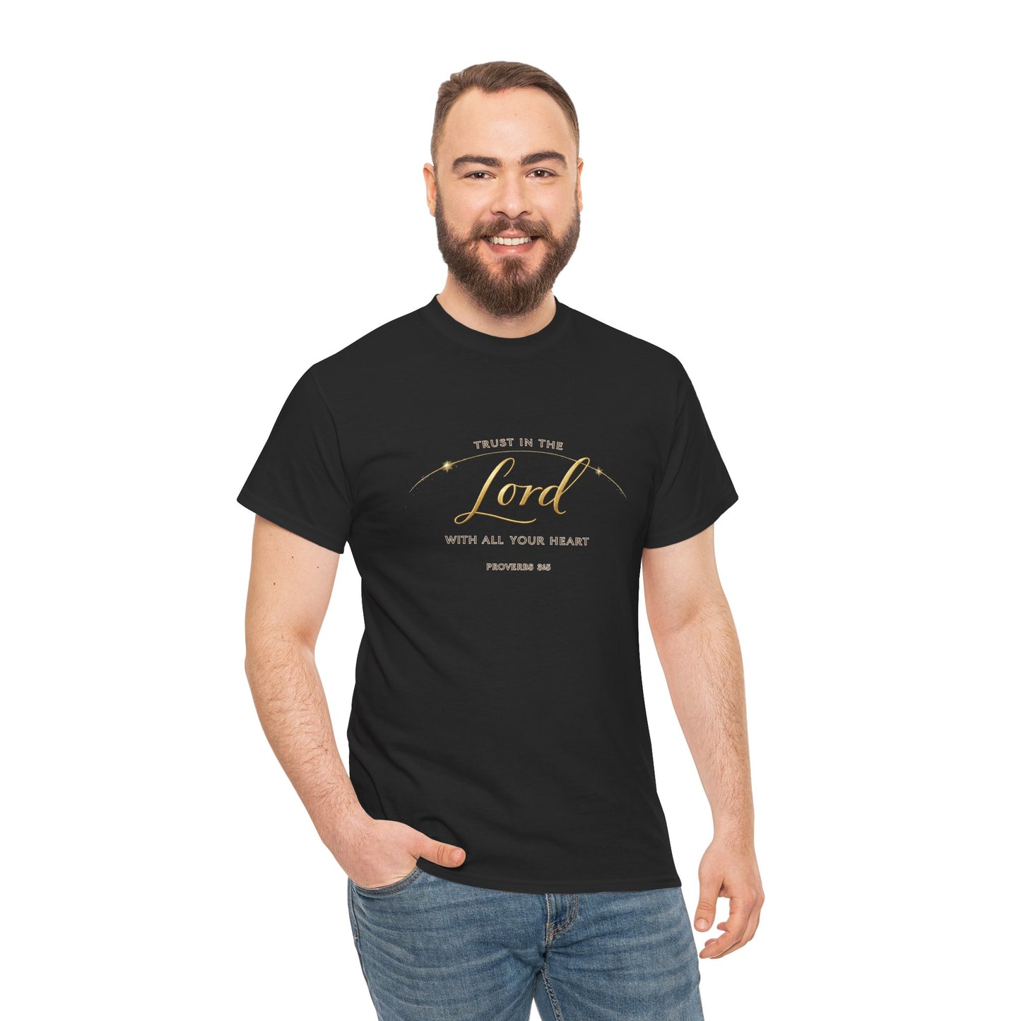 Faith Tee — "Trust in the Lord with All Your Heart" Christian Inspirational T‑Shirt