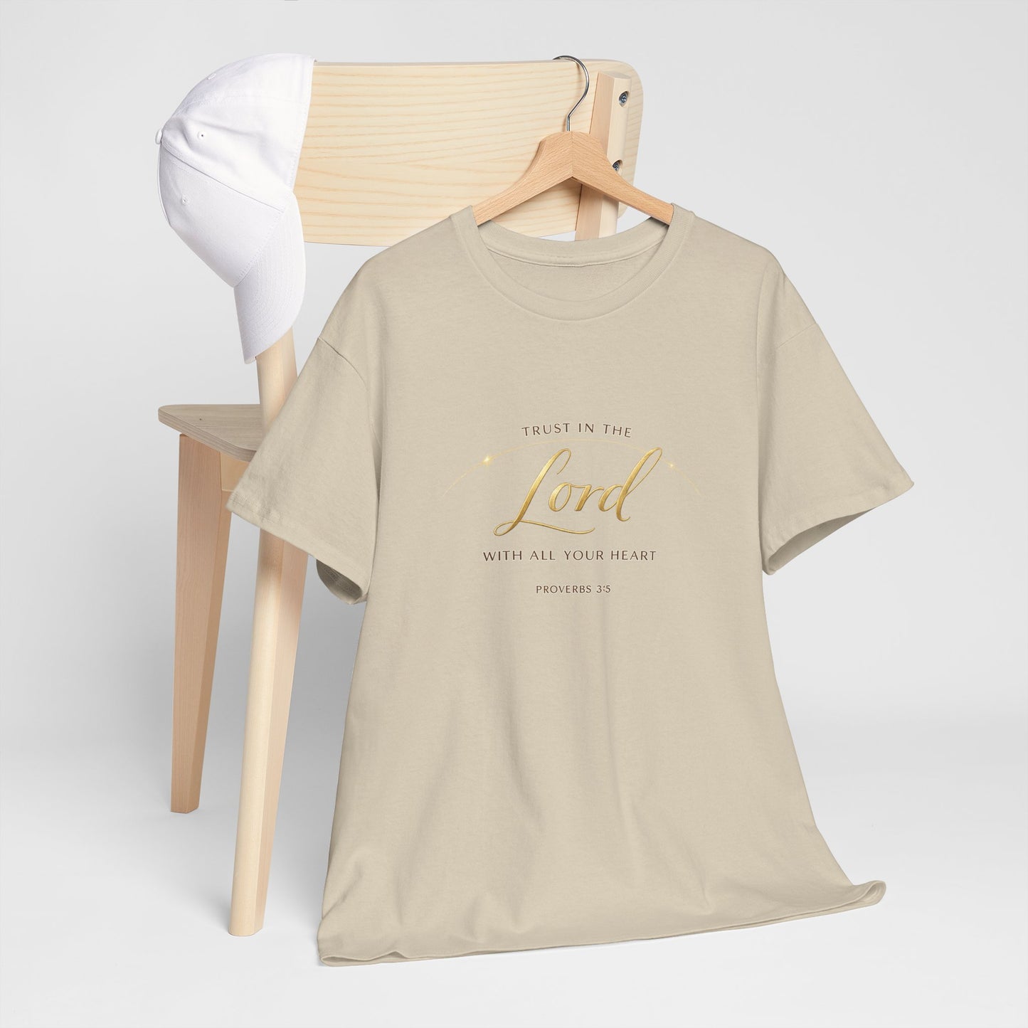 Faith Tee — "Trust in the Lord with All Your Heart" Christian Inspirational T‑Shirt