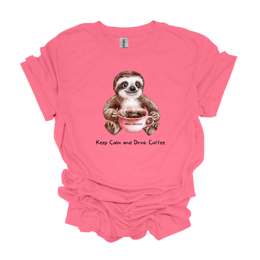Gilden Mav-elousss Sloth and Cofee T-shirt