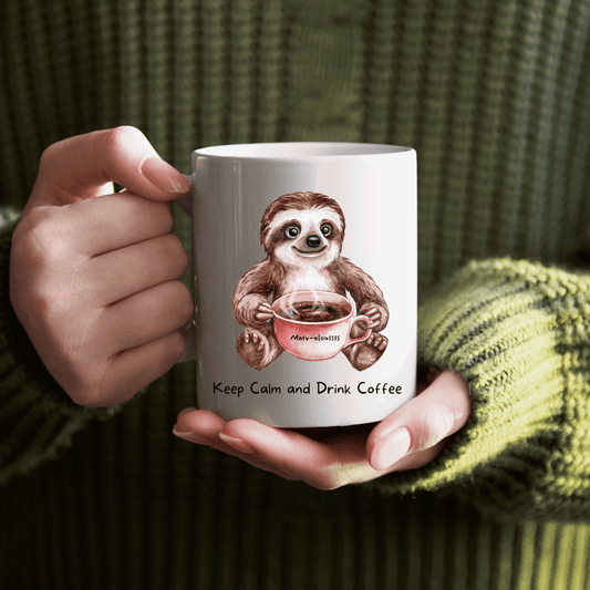 Marv the Sloth 11oz Coffee Cup